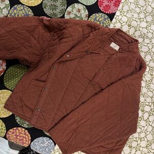 Z SUPPLY quilted short jacket. Size L - color - rust